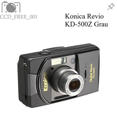 Konica Revio KD-500Z Digitalkamera, 5 Megapixel, 3-fach optischer Zoom Grau - Bild 1 von 4