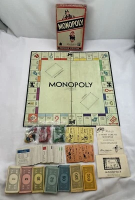 1946 Monopoly Popular Edition w/ Board Complete in Good Cond FREE SHIPPING #2 - Image 1 of 4