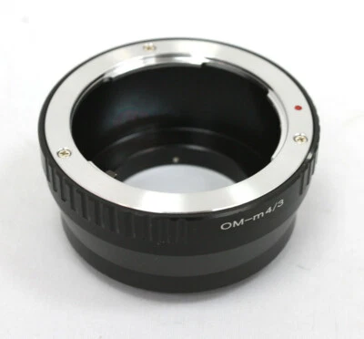 Olympus OM Lens To Panasonic Micro 4/3 M4/3 M43 Mount Adapter E-PL5 P5 GF6 G6 - Image 1 of 2