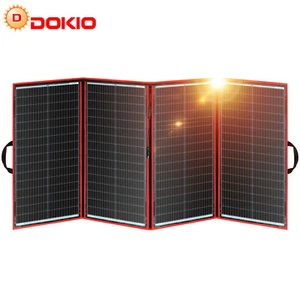 Dokio Solarpanel 300W 12V Faltbar Tragbar Solarmodule für Boat Camping Wohnmobil - Bild 1 von 13