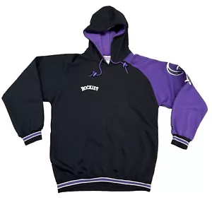 Vintage 90s Starter Diamond Collection Colorado Rockies Patch Hoodie Size L MLB - Picture 1 of 6
