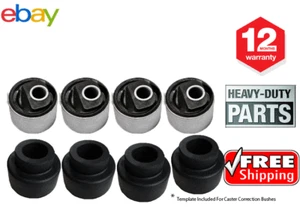 Front Radius Arm 3deg Castor Correction RUBBER Bush Kit for PATROL GQ Y60 GU Y61 - Picture 1 of 5