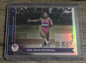 Tara Davis-Woodhall 2024 Topps Chrome US Olympic Hopefuls Refractor #197 - Picture 1 of 1