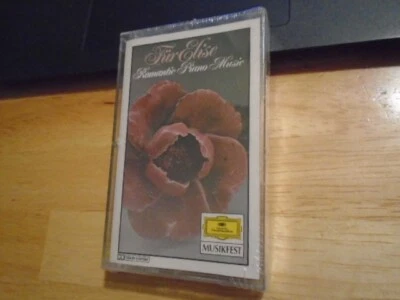 SEALED RARE OOP Fur Elise CASSETTE TAPE classical piano Deutsche Grammophon 9trx - Image 1 of 2