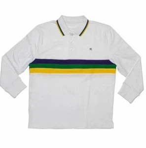 Camicia bambino XSmall 3T manica lunga martedì grasso bianco viola verde giallo - Foto 1 di 2