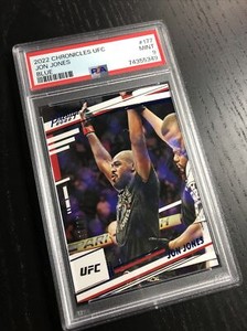 2022 Panini Chronicles UFC Jon "Bones" Jones Blue Prestige /99	 Pop 1