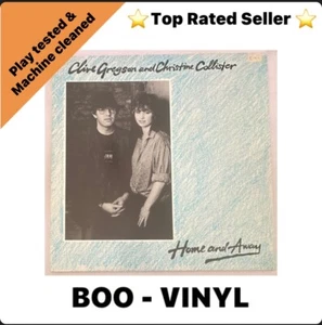 Clive Gregson and Christine Collister~Home and Away Lp Vinyl Record EX / EX - Imagen 1 de 6