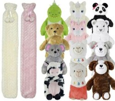 Novità Personaggio/Lungo Borsa Dell'Acqua Calda Con Super Soft Peluche Cover