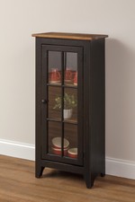 Amish ~ Rustic Pine ~ Custom Finished ~ Display Cabinet ~ Primitive Farmhouse