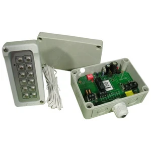 Cerradura de código 230V 3 canales | Cerradura PIN, control de acceso, barrera portero, puerta - Imagen 1 de 1