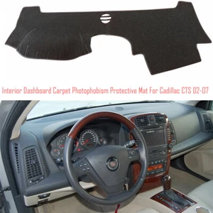 Interior Dashboard Carpet Sun Shade Protective Pad Cover For Cadillac CTS 02-07 - Picture 1 of 9