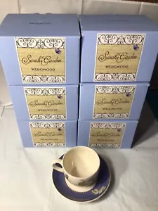 (6) WEDGWOOD ""SARAH'S GARDEN"" TEETASSEN & UNTERTASSEN - VEREINIGTES KÖNIGREICH - AUSVERKAUFT 2006 - Bild 1 von 11