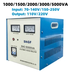 1/1,5/2/3/5KVA Output AC Regler Home Automatic Voltage Stabilizer 110V/220V  - Bild 1 von 17