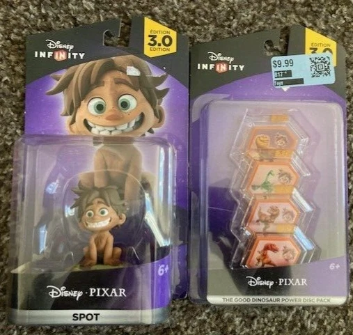 NEW Disney Infinity 3.0 Spot Figure & The Good Dinosaur 4 Power Disc Pack — 第 1/1 张图片