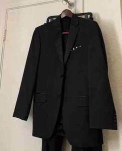 New Wool Black Tuxedo 38S Jones Of New York & 28x28 pants (see description) - Picture 1 of 5