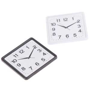 1:12 Scale Resin Dollhouse Miniature Wall Clock Home Decor Accessories NTYUM _yi - Picture 1 of 14