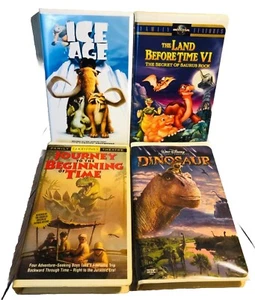 Ice Age Dinosaur Land Before Time VI Journey To The Beginning Of Time VHS Lot - Picture 1 of 7