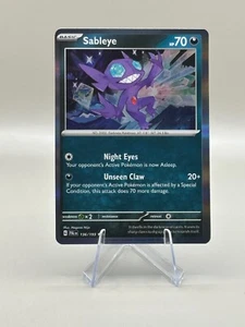 SABLEYE #136/193 POKEMON Paldea Evolved (Holo Rare, NM) ENGLISH - Picture 1 of 4