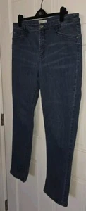 JJILL Denim Blue Stretch Smooth Fit Straight Leg Jeans 18 - Picture 1 of 5