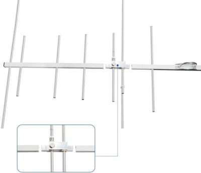 Yagi Antenna Dual Bands High Gain 8 Elements Repeater Radio HT Scanner Satellite - image 1 of 4