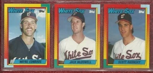 SET BREAK - 1990 TOPPS TRADED CHICAGO WHITE SOX TEAM SET w/ SCOTT RADINSKY RC - Picture 1 of 1
