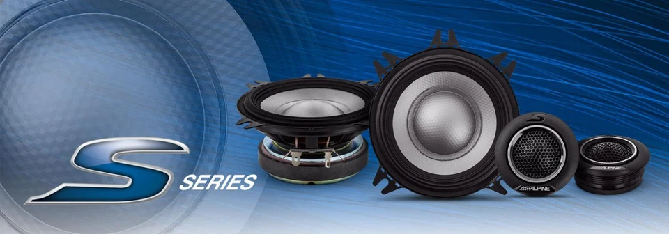 Alpine S2-S40C 10 Cm (4") Set Di Altoparlanti A Due Vie 140 Watt