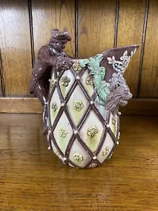 C19th Castle Hedingham Pottery Ale Ewer Jug Edward Bingham Very Rare #5209 - Picture 1 of 13