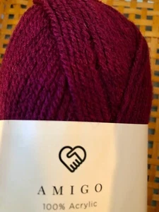 Hilo Amigo - 100% Acrílico - DK Peso Colores Sólidos - Imagen 1 de 17