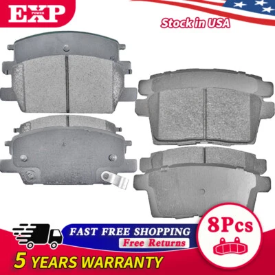 Kit de pastillas de freno delanteras traseras para Chevrolet Equinox Malibu 2016-2019 GMC Terrain Foto 1 de 4