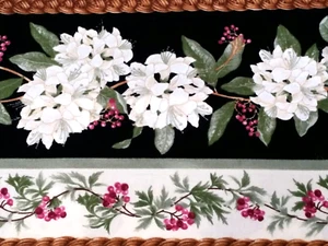 Stoff LAUREL Floral 2,5 Yard x WOF Quilt Timeless Treasures c1972 Karen Montgomery - Bild 1 von 8