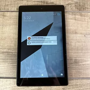 Amazon Fire HD 8 7th Gen SX034QT 8" Tablet 32GB Black Unlocked Tested - Picture 1 of 4