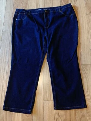 Liz Claiborne NY Jackie Women's Jeans Plus Petite Size 26W Dark Wash NWOT - Image 1 of 4
