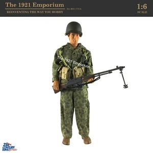 1:6 21st Century Toys Ultimate Soldier WWII USMC BAR US Marine Corps Figure - Picture 1 of 2