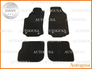 NEU LHD AUDI A6/C4 94-97 SCHWARZ PASSGENAUE AUTO FUSSMATTEN VELOURS AUTOTEPPICHE - Bild 1 von 6