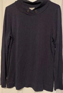 Loft Outfit Lounge Pullover Damen klein marineblau Langarm sehr weich schneller Versand - Bild 1 von 8