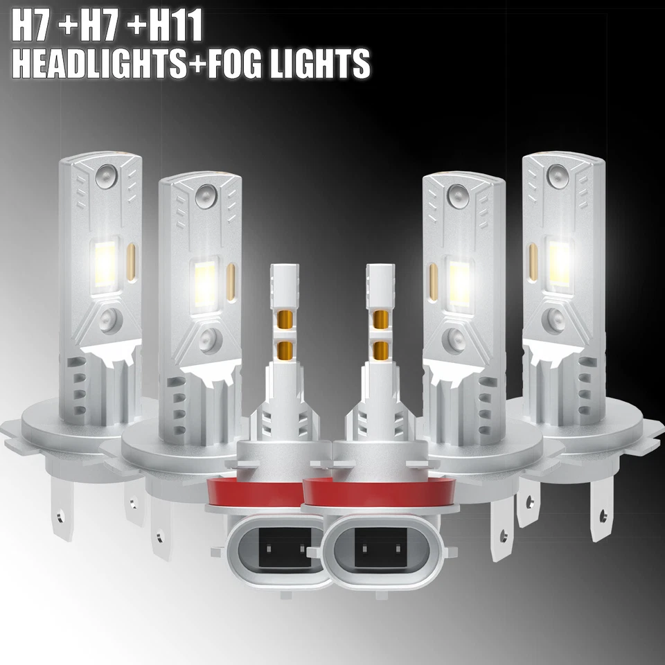 para Mercedes-Benz E350 E320 E550 -6x Faro LED Blanco + Kit Bombillas Antiniebla Foto 1 de 4