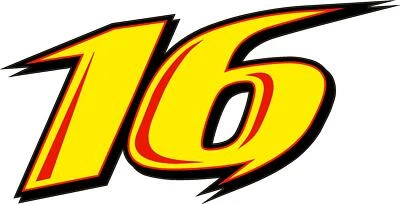 NEW FOR 2023 - #16 Greg Biffle Racing Sticker Decal - SM thru XL - Var Colors - Image 1 of 2