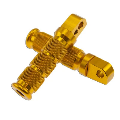 Barra de pasajero dorada para Suzuki GSXR 600 750 06-19 juego de pie trasero deportivo Foto 1 de 2