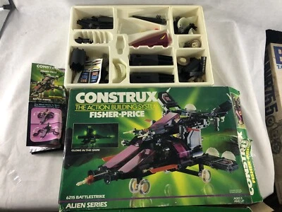 Fisher Price Construx Battlestrike 6215 años 80, serie Alien, contenido con caja Foto 1 de 4