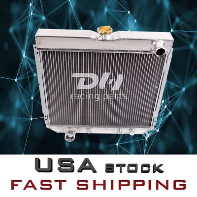 Radiador de aluminio de 4 filas para Ford Maverick/Fairlane 1969-73, Mustang 1971-73 Comet #339 Foto 1 de 4