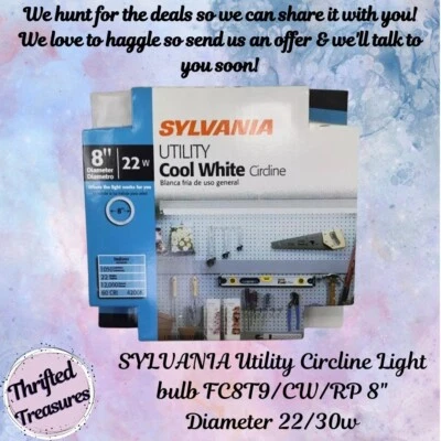 Bombilla Circline utilitaria SYLVANIA FC8T9/CW/RP 8" diámetro 22/30w ¡Envío rápido! Foto 1 de 4