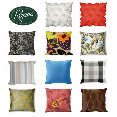 Cojín relleno estampado apliques florales de calidad 50 x 50 cm de Rapee Foto 1 de 4