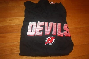 New with Tag Youth NJ Devils Black Pullover Hoodie SHIP FREE US FAST - Picture 1 of 7
