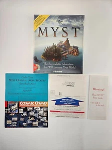 MYST: Surrealistic Adventure 1993 PC Big Box *Box and Inserts Only* - Picture 1 of 5
