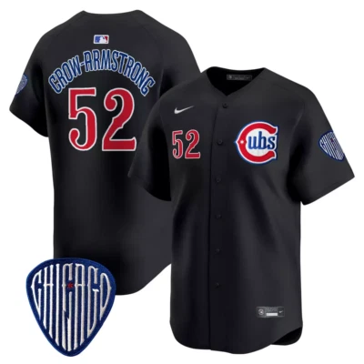 CHICAGO CUBS Men's #52 Pete Crow-Armstrong 2024-25 2nd Alternate Limited Stitched Jersey
