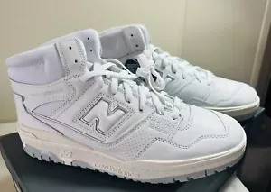 New Balance 650 Triple White US Men’s 10.5 Women’s 12 With Box - Picture 1 of 7