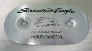 Insignia de inserción de filtro de aire de rendimiento Screamin Eagle original Harley OEM Sportster - Imagen 1 de 7