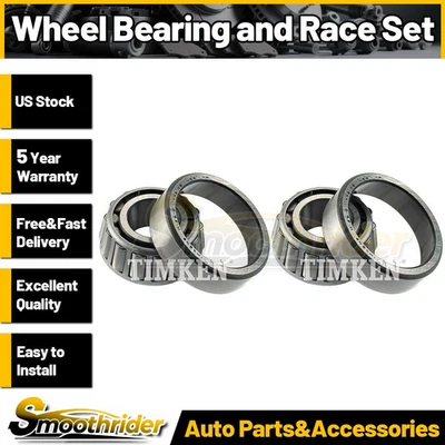 Juego de 2 cojinetes de rueda delanteros exteriores Timken y carreras para camioneta Toyota 1975-1995 Foto 1 de 4