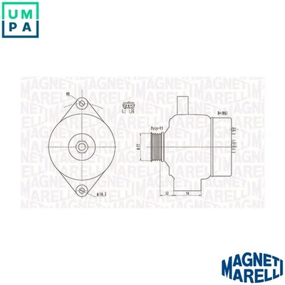 ALTERNATOR 063732026010 FOR SUZUKI GRAND/VITARA/Open/Off-Road/Vehicle/XL-7 1.0L - Image 1 of 4