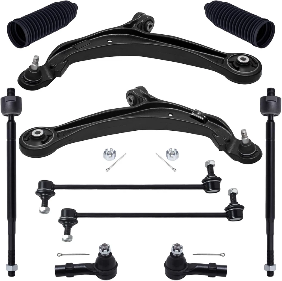 Front Lower Control Arm Tie Rod End Suspension Kit For 2011-2017 Honda Odyssey - Image 1 of 4
